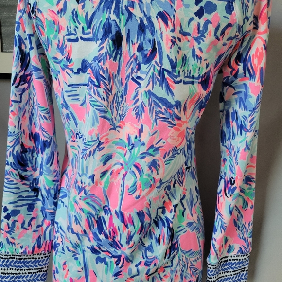 Lilly Pulitzer UPF 50+ Skipper Popover Dress Cabana Cocktail XS - Picture 12 of 16